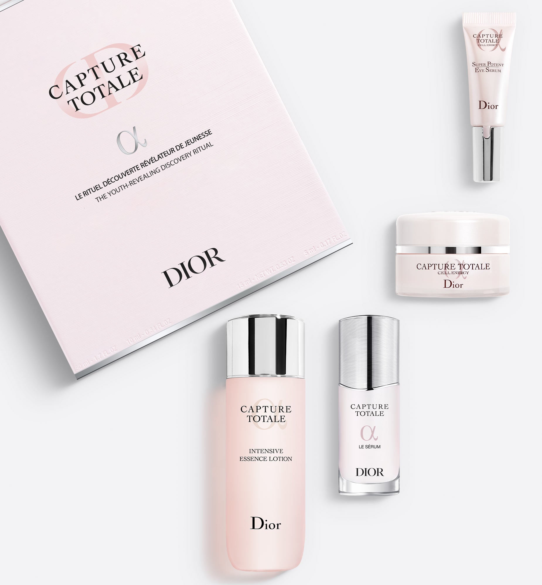 CAPTURE TOTALE——The Youth-Revealing Discovery Ritual - Selection of 4 Firming Skincare Products