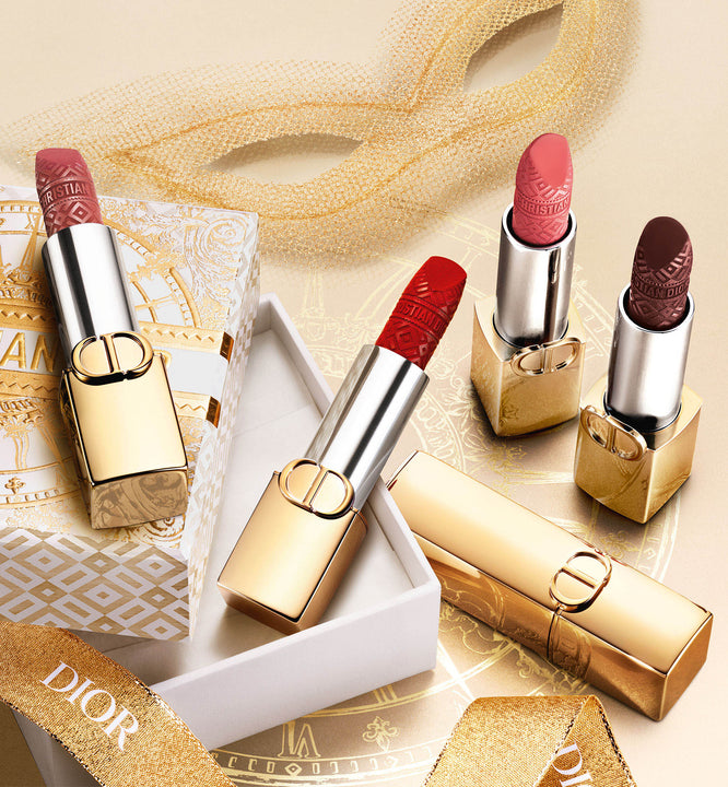 Rouge Dior——Couture Color Lipstick - Velvet And Satin Finishes - Hydrating Floral Lip Care - Long Wear