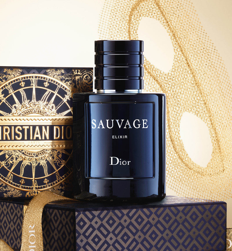 น้ำหอม Dior Sauvage Elixir—Elixir - Spicy, Fresh And Woody Notes—น้ำหอมที่มีความเข้มข้นของเครื่องเทศและลาเวนเดอร์ผสานกลิ่นเปลือกไม้