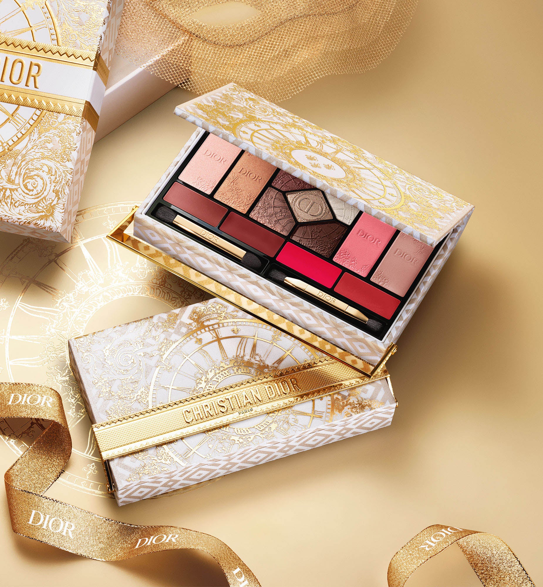 Dior couture palette——Iconic makeup colors - Face, eyes and lips