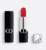 ลิปสติกรีฟิล Rouge Dior—Couture Color Lipstick - Velvet and Satin Finishes - Hydrating Floral Lip Care - Long Wear—ลิปรีฟิล เฉดสีกูตูร์ ให้ฟินนิชแบบเวลเวท ช่วยบำรุงริมฝีปาก ให้ชุ่มชื้น ติดทนนาน