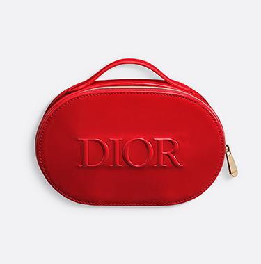 DIOR MAKE UP RED POUCH