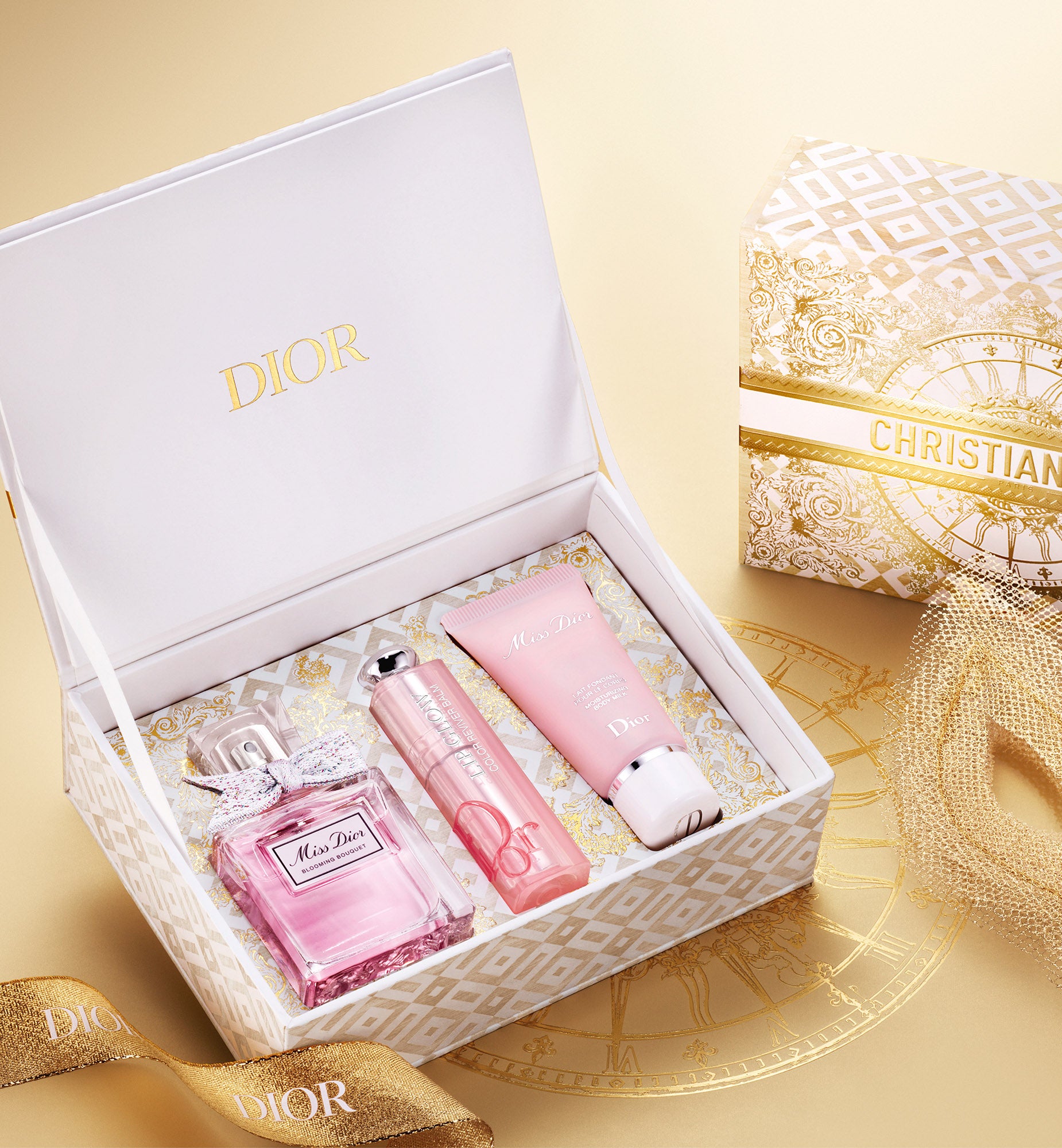 The Miss Dior Beauty Ritual - Limited Edition—Eau De Toilette, Lip Balm And Hand Cream—น้ำหอม Eau De Toilette ลิปบาล์มและแฮนด์ครีม